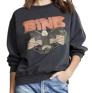 Anine Bing Vintage Eagle Graphic Sweatshirt